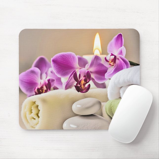 Spa Therapy Mouse Pad (With Mouse)