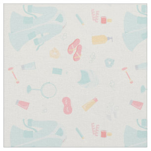 Spa things fabric