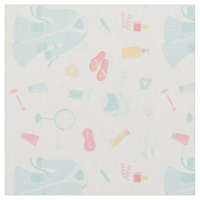 Spa things fabric (Close Up)