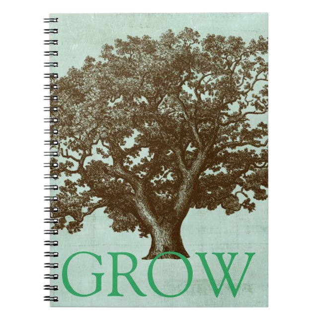 Spa Tree IV Spiral Notebook (Front)