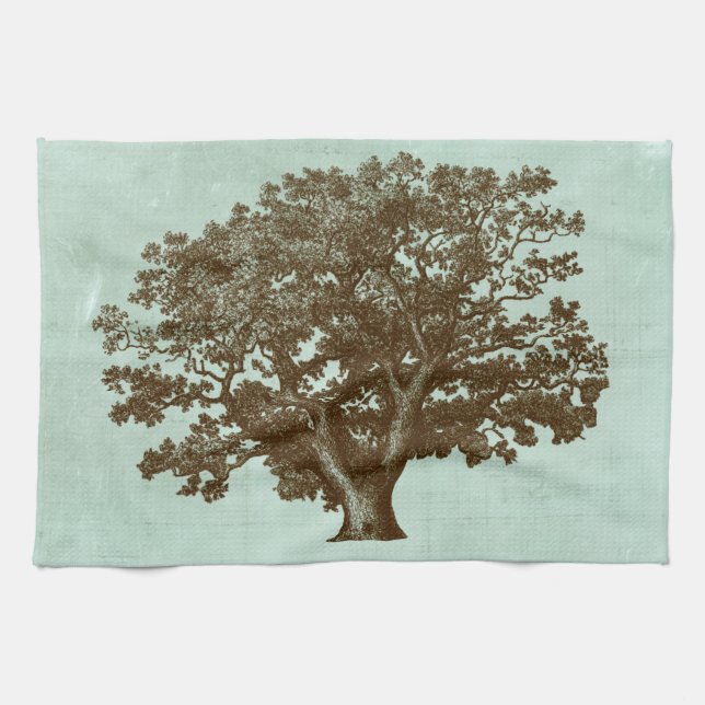 Spa Tree IV Tea Towel (Horizontal)