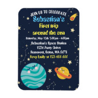 Space 1st Birthday Party First Trip Around The Sun