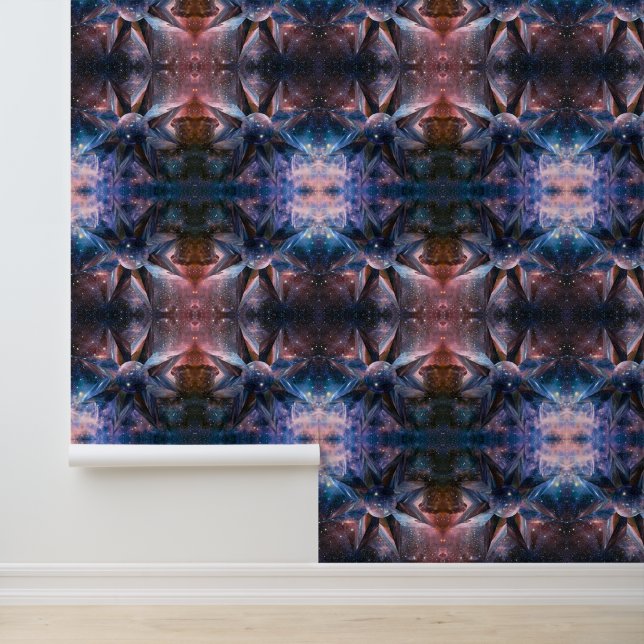 Space Abstract Galaxy Design Ornaments Pattern Wallpaper (Application)