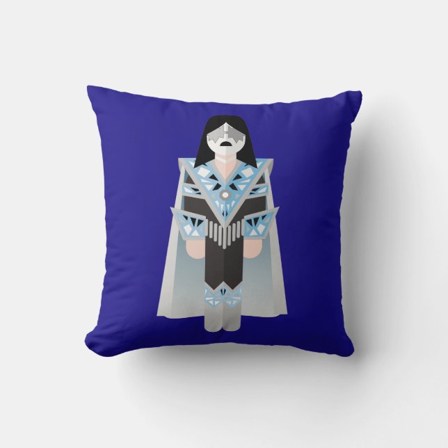 Space Ace – Cosmic Rock Throw Pillow (Front)