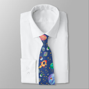 Space Adventure Astronauts Tie