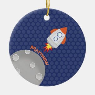 Space Adventure Ceramic Tree Decoration