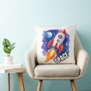 Space Adventure Poster Adventure Awaits Cushion