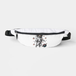 Space Adventure With A Dog Astronaut Bum Bags