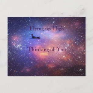 Space Aeroplane Postcard