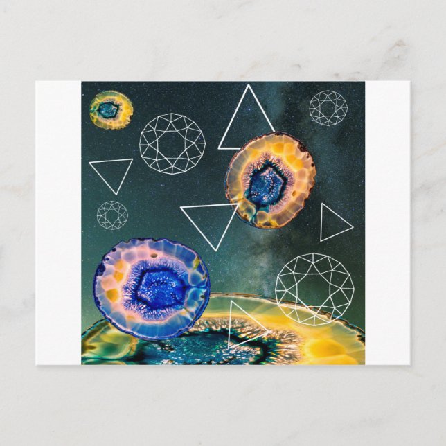 Space Agate Postcard (Front)