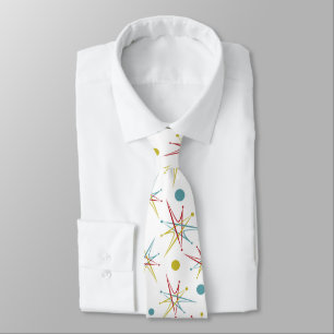 Space Age Atomic Retro Dot Custom Colours Tie