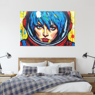 SPACE AGE DREAMER 7 CANVAS PRINT