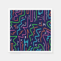 Space Age Maze Abstract Print