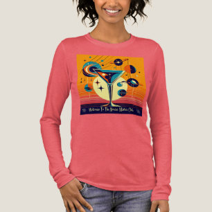 Space Age Welcome To The Atomic Martini Club Tri-Blend Shirt
