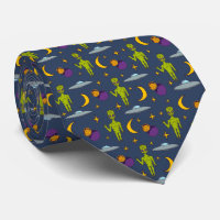 Space Aiens and Flying Saucers Sci-Fi Themed