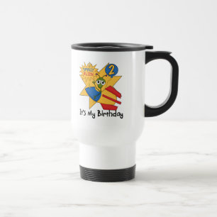 Space Alien 2nd Birthday T-shirts and Gifts Travel Mug