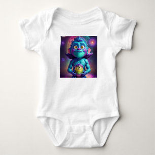 Space Alien & Friend Baby Bodysuit