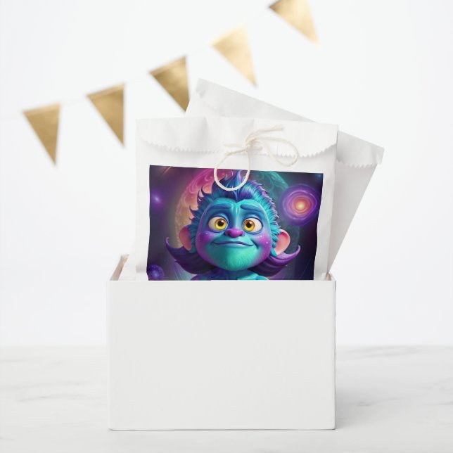 Space Alien & Friend  Favour Bags (Party)