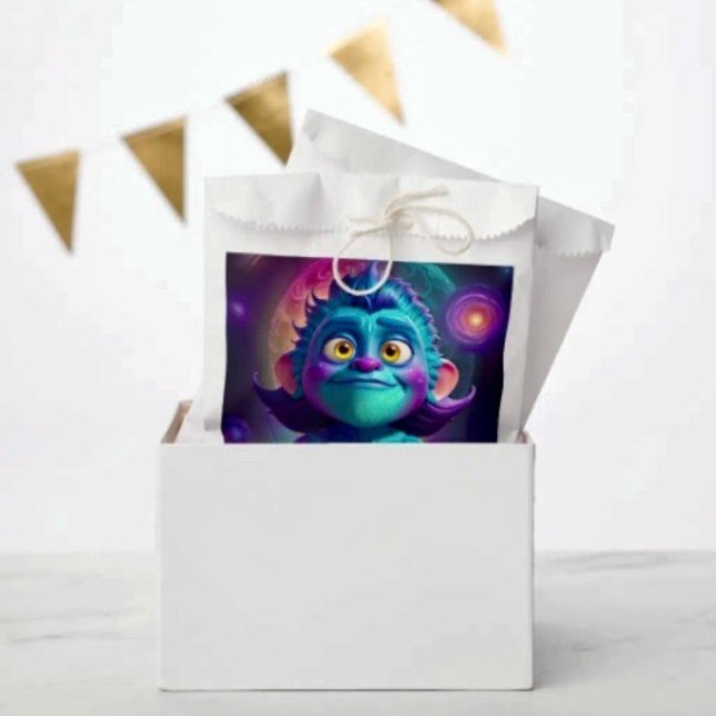 Space Alien & Friend  Favour Bags (Creator Uploaded)