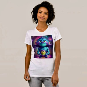 Space Alien & Friend    T-Shirt