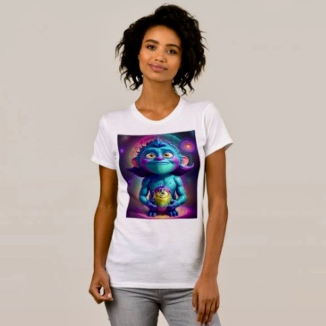 Space Alien & Friend    T-Shirt (Creator Uploaded)