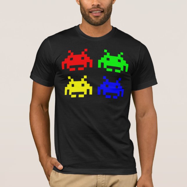 Space Alien Invader T-Shirt (Front)