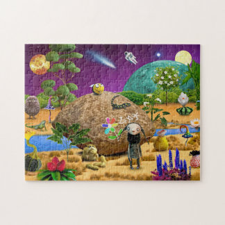Space alien jigsaw puzzle planet kids boys gift