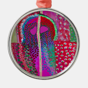 Space Alien Party Animal Metal Tree Decoration