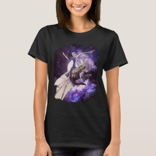 Space Alien Riding Dragon T-Shirt