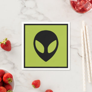 Space Alien Sci Fi Extraterrestrial Cocktail Napkin