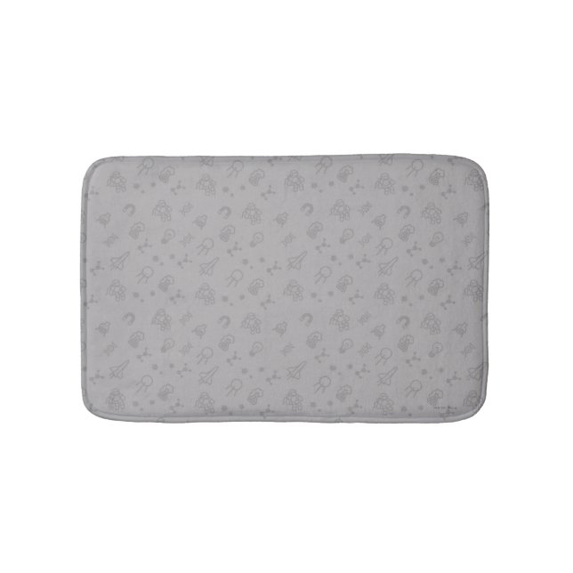 Space And Science Doodles Bath Mat (Front)