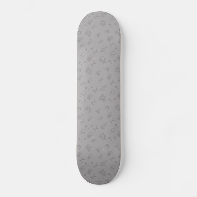 Space And Science Doodles Skateboard (Front)