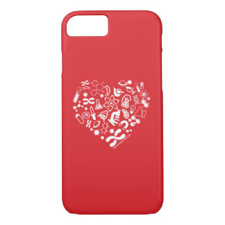 Space And Science Heart Case-Mate iPhone Case