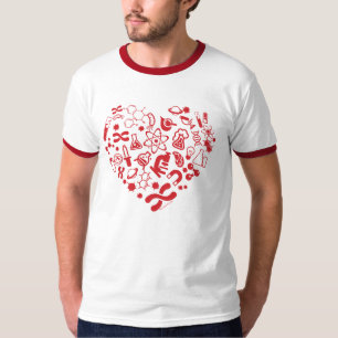 Space And Science Heart T-Shirt