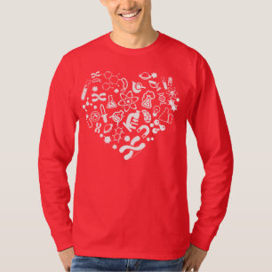 Space And Science Heart T-Shirt
