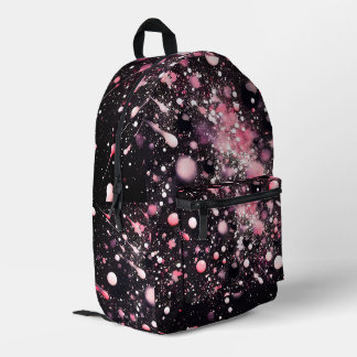Space and Stars Printed Backpack