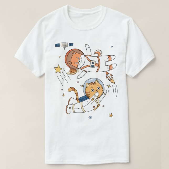 Space Animals T-Shirt (Design Front)
