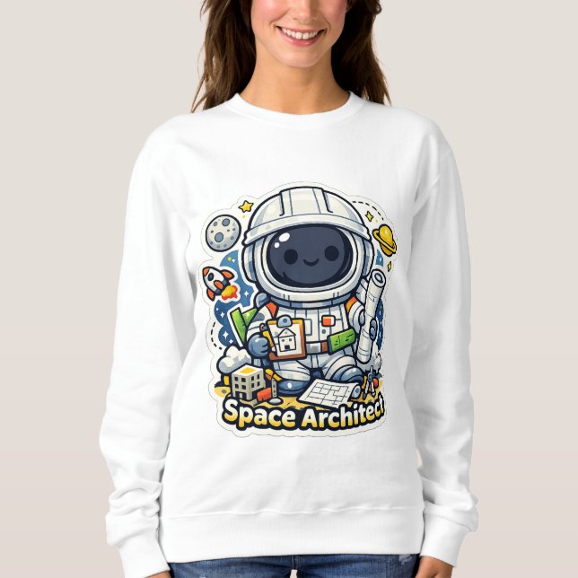 Space Architect – Building the Universe Sweatshirt (Front)