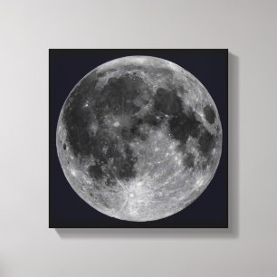 SPACE ART #22 of our MOON Canvas Print
