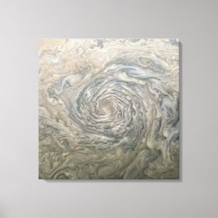 SPACE ART. A vortex on Jupiter Canvas Print
