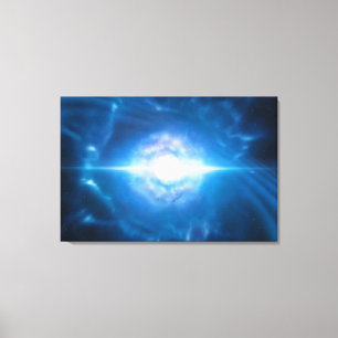 SPACE ART Merger of two neutron stars Canvas Print