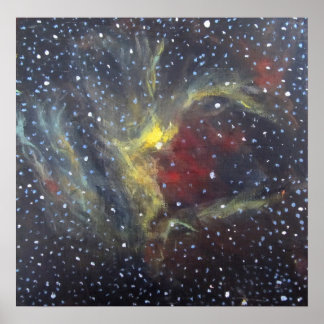 Space Art Poster - Wizard Nebula