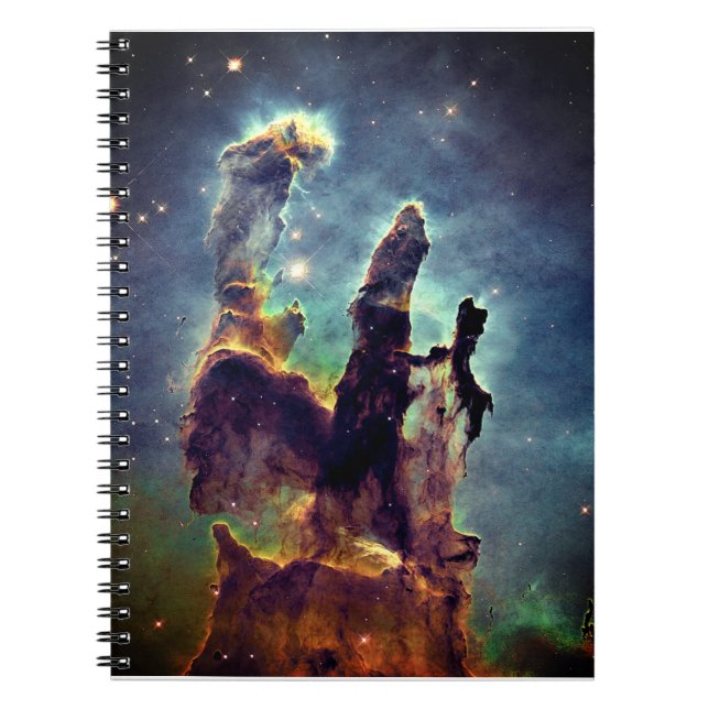 Space Art The Creator On His Throne Notebook (Front)