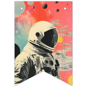 Space Astronaut Bunting Flags