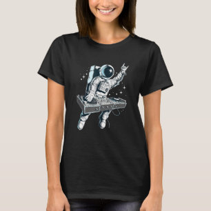 Space Astronaut Dj Disc Jockey Dancing Graphic Coo T-Shirt