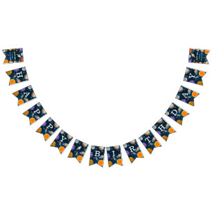 Space Astronaut First Birthday Party Bunting