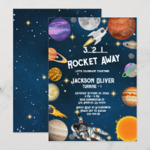 Space Astronaut First Birthday Party