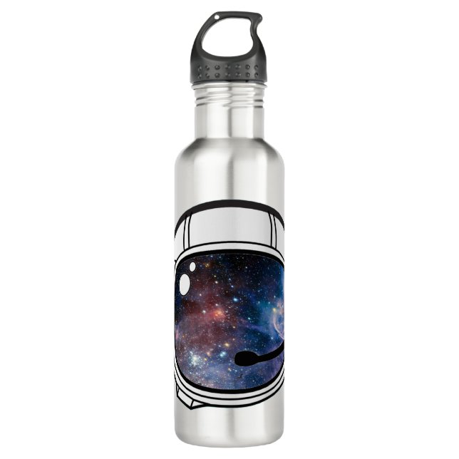 Space Astronaut Helmet 710 Ml Water Bottle (Front)