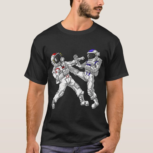 Space Astronaut Karate T-Shirt (Front)