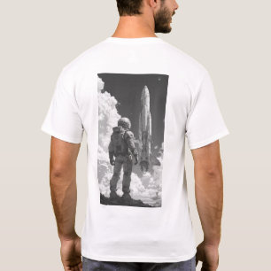 Space Astronaut Over-The-Shoulder Shot T-Shirt